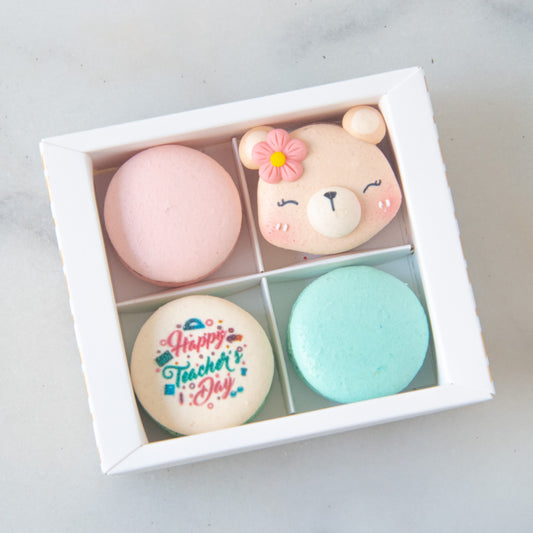 Happy Teacher's Day | 4in1 Female Bear Macaron | $13.80 Nett