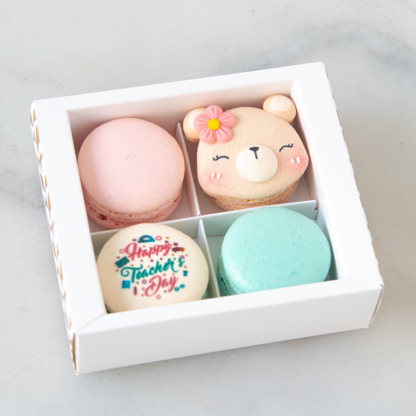 Happy Teacher's Day | 4in1 Female Bear Macaron | $13.80 Nett