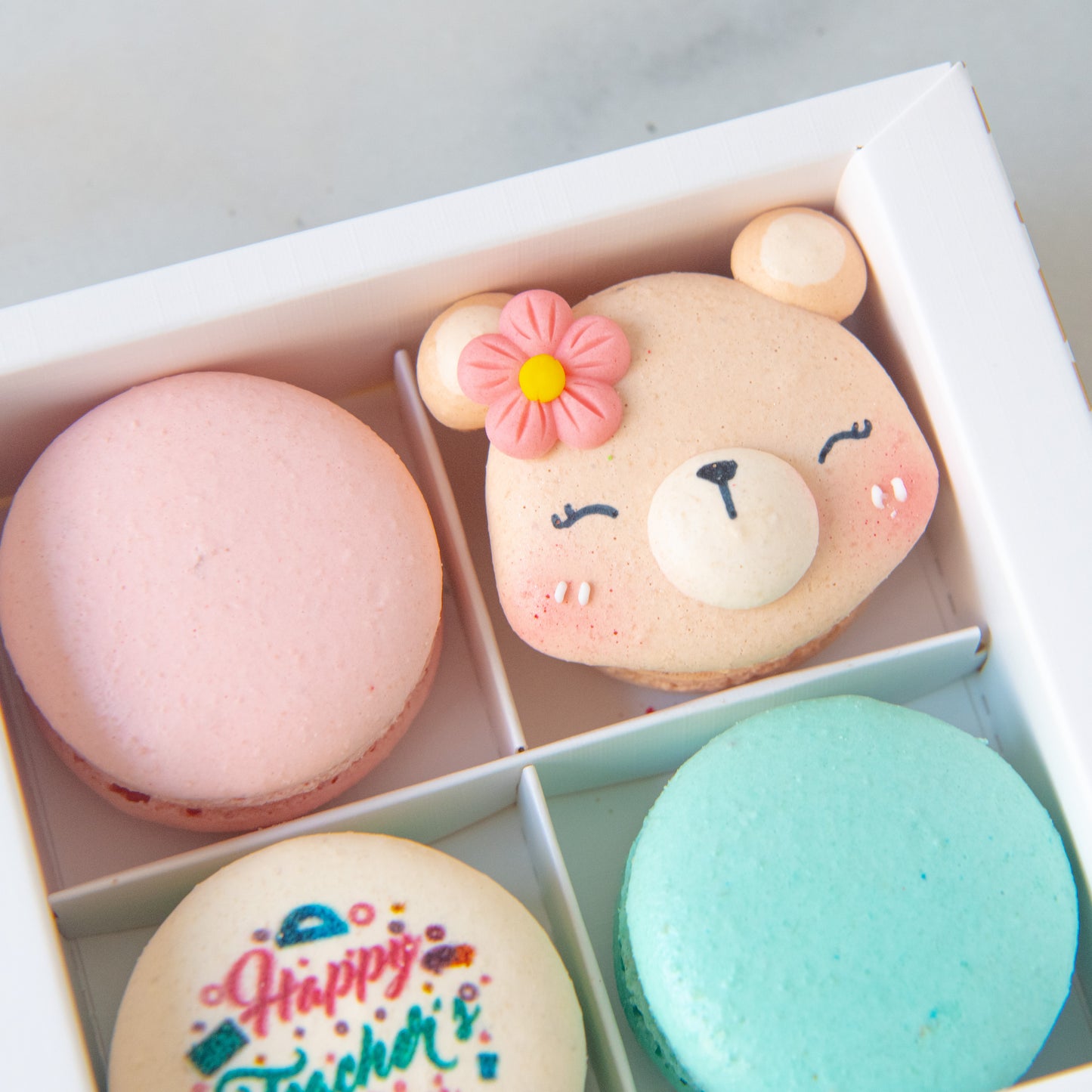 Happy Teacher's Day | 4in1 Female Bear Macaron | $13.80 Nett