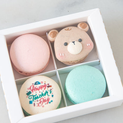 Happy Teacher's Day | 4in1 Male Bear Macaron | $13.80 Nett