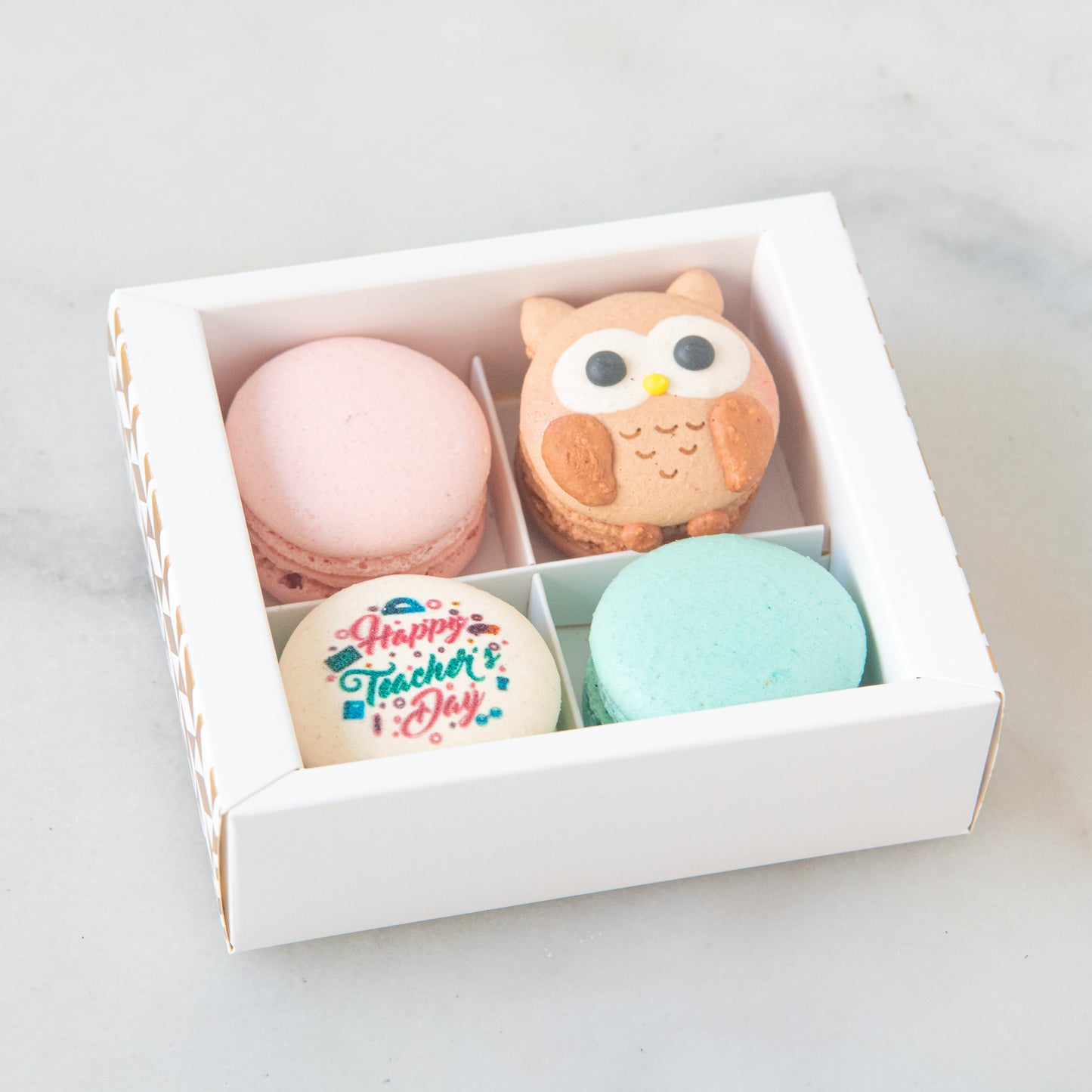 Happy Teacher's Day | 4in1 Wise Owl Macaron | $13.80 Nett Only