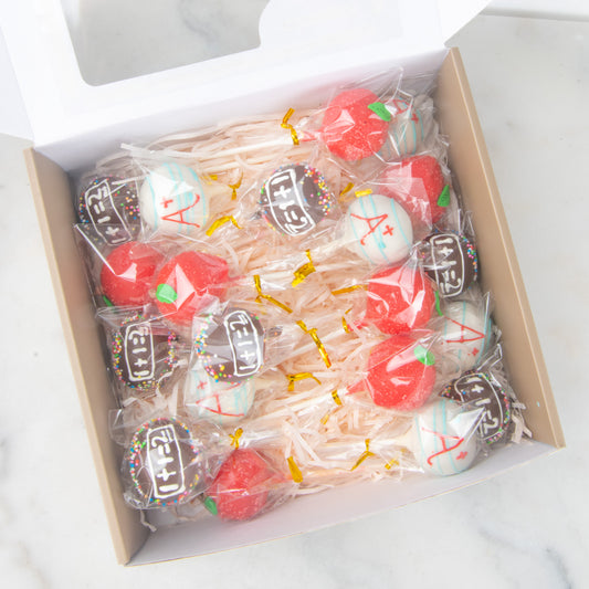 Happy Teacher's Day | Classroom Fun 20pcs Assorted Cakepop | $78.80 Nett
