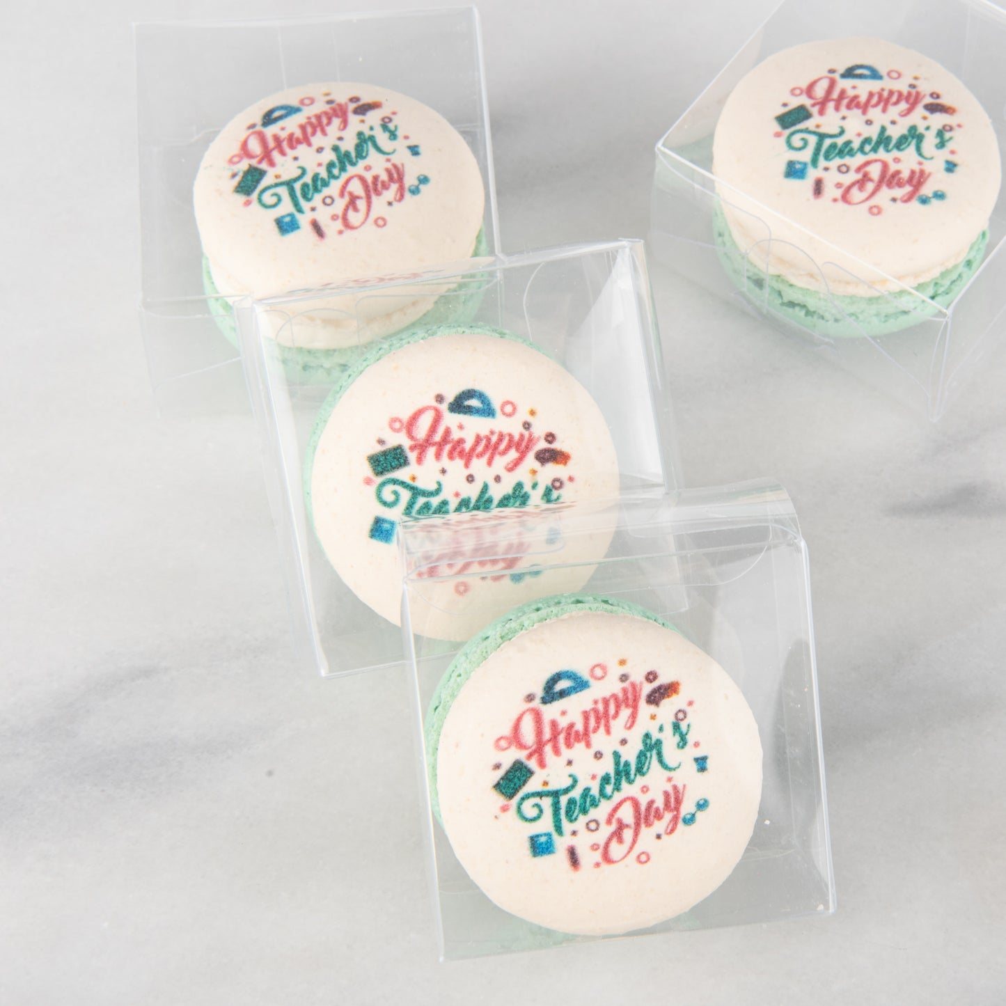 Happy Teacher's Day | Happy Teachers day 1pc macaron | $4.80 Nett