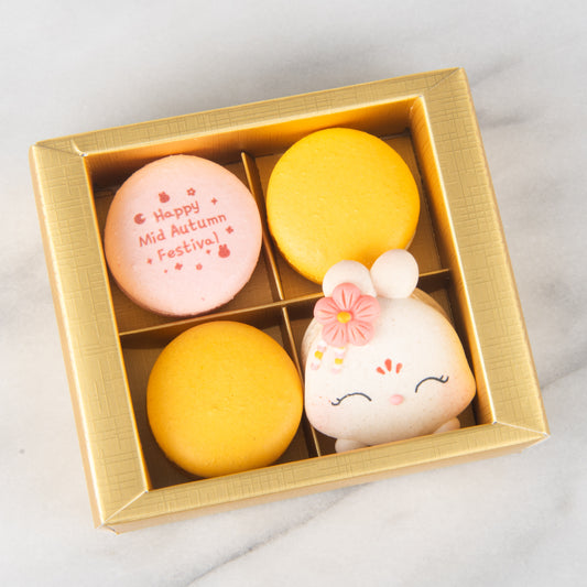 Happy Mid Autumn | 4in1 Celestial Bunny Macaron | $12.80 Nett
