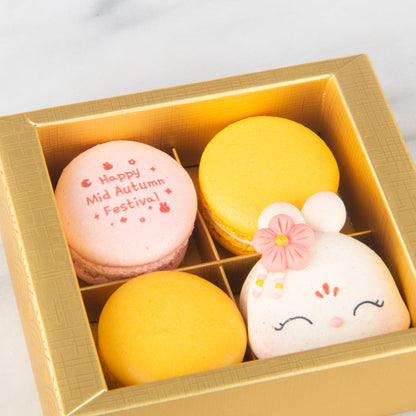 Happy Mid Autumn | 4in1 Celestial Bunny Macaron | $12.80 Nett