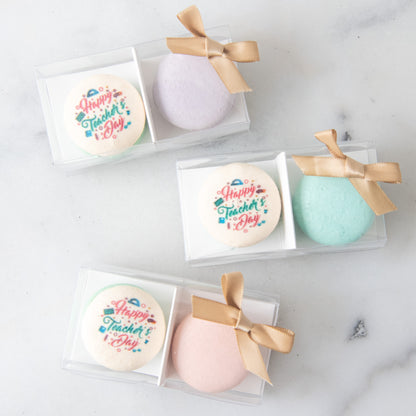 Happy Teacher's Day | 2in1 Assorted Teachers day Macaron | $7.80 Nett