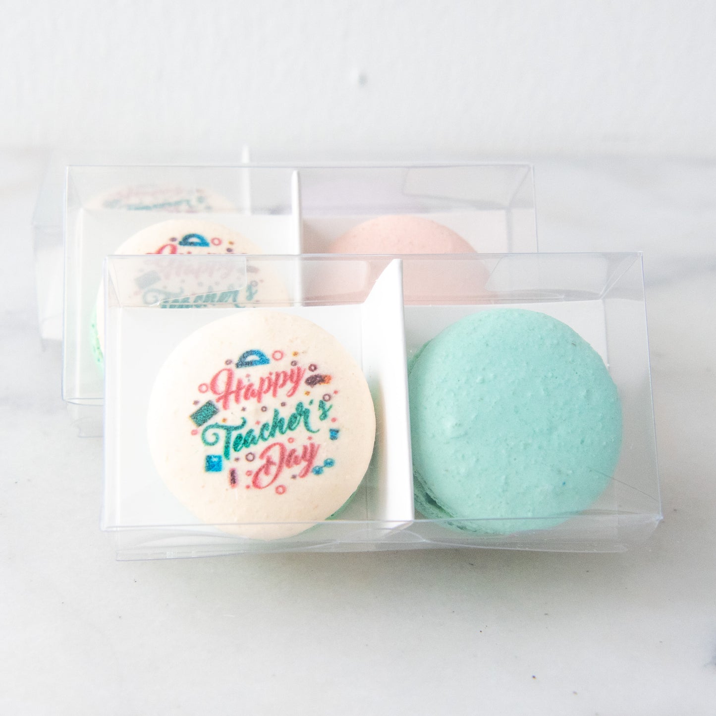 Happy Teacher's Day | 2in1 Assorted Teachers day Macaron | $7.80 Nett