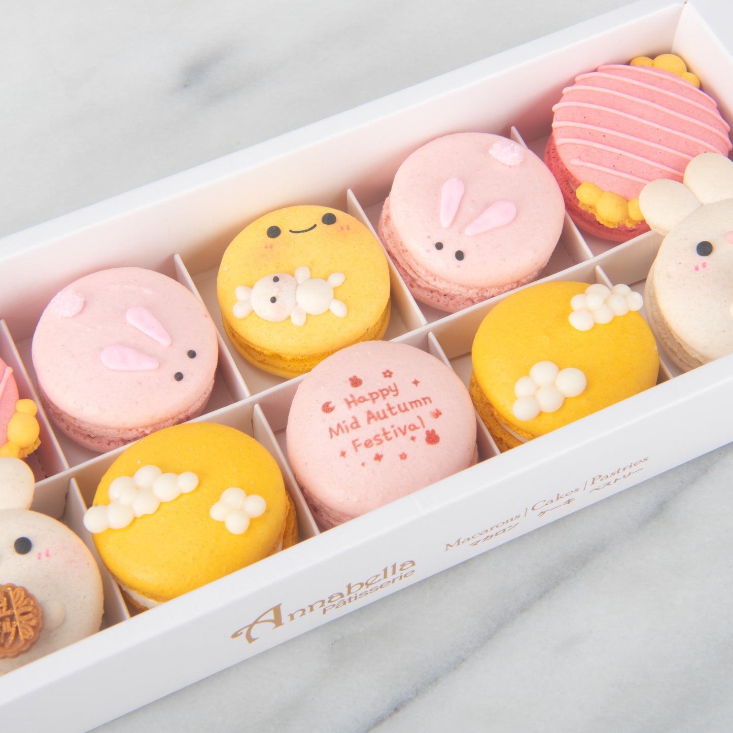 Happy Mid Autumn | 10in1 Sweet Moonlight Macaron | $45.80 Nett