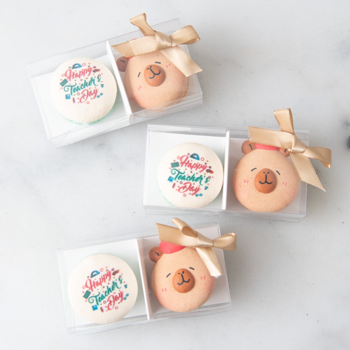 Happy Teacher's Day | 2in1 Teacher Capy Macaron | $8.80 Nett