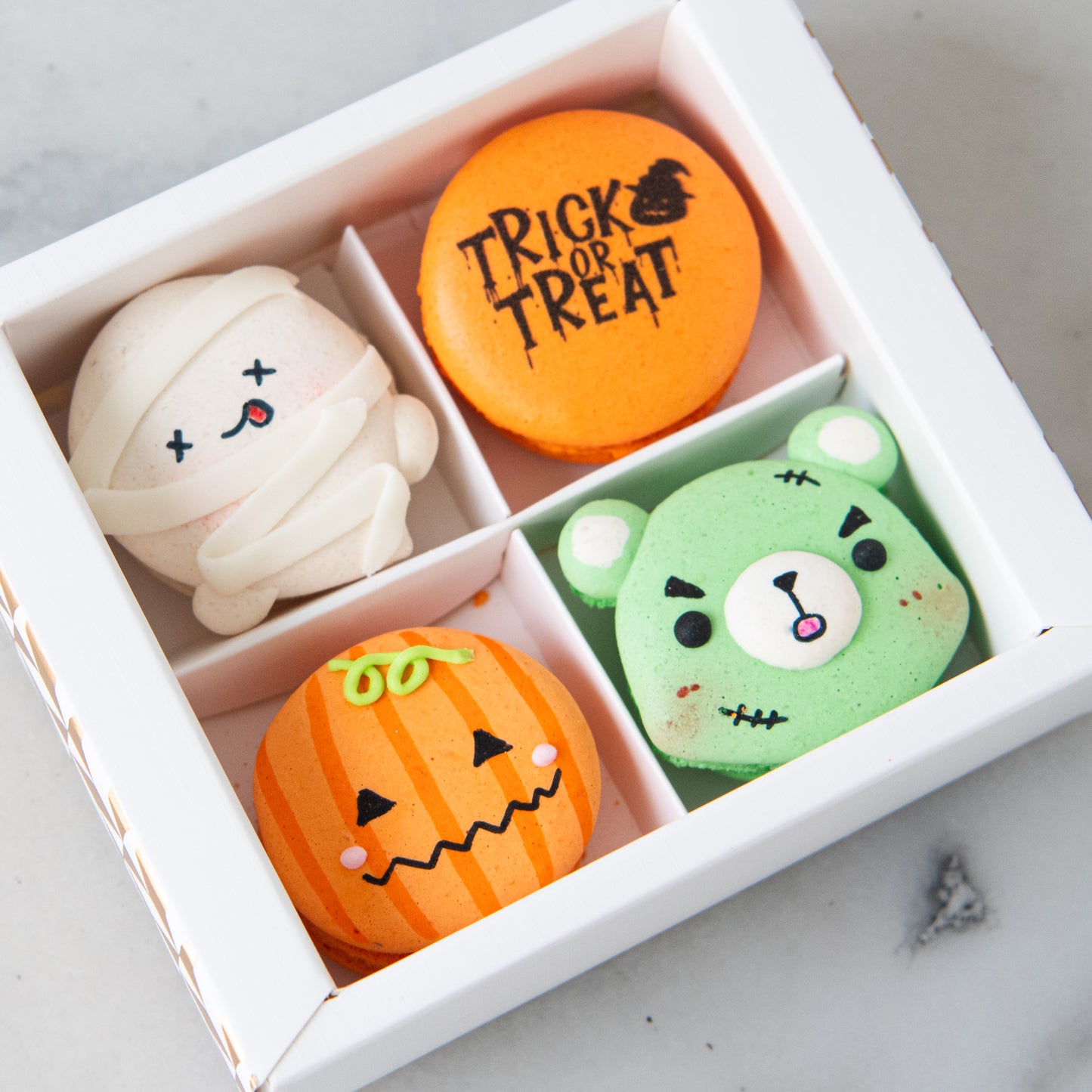 Happy Halloween | 4in1 Haunted Bites Macaron | $13.90 Nett