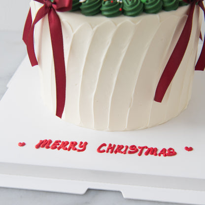 Ho ho ho! Merry Christmas | Winter Wonderland Christmas 6inch Cake | $198 Nett