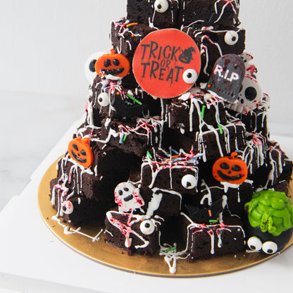 Happy Halloween | The Evil Pumpkin Brownie Tower | $128 Nett
