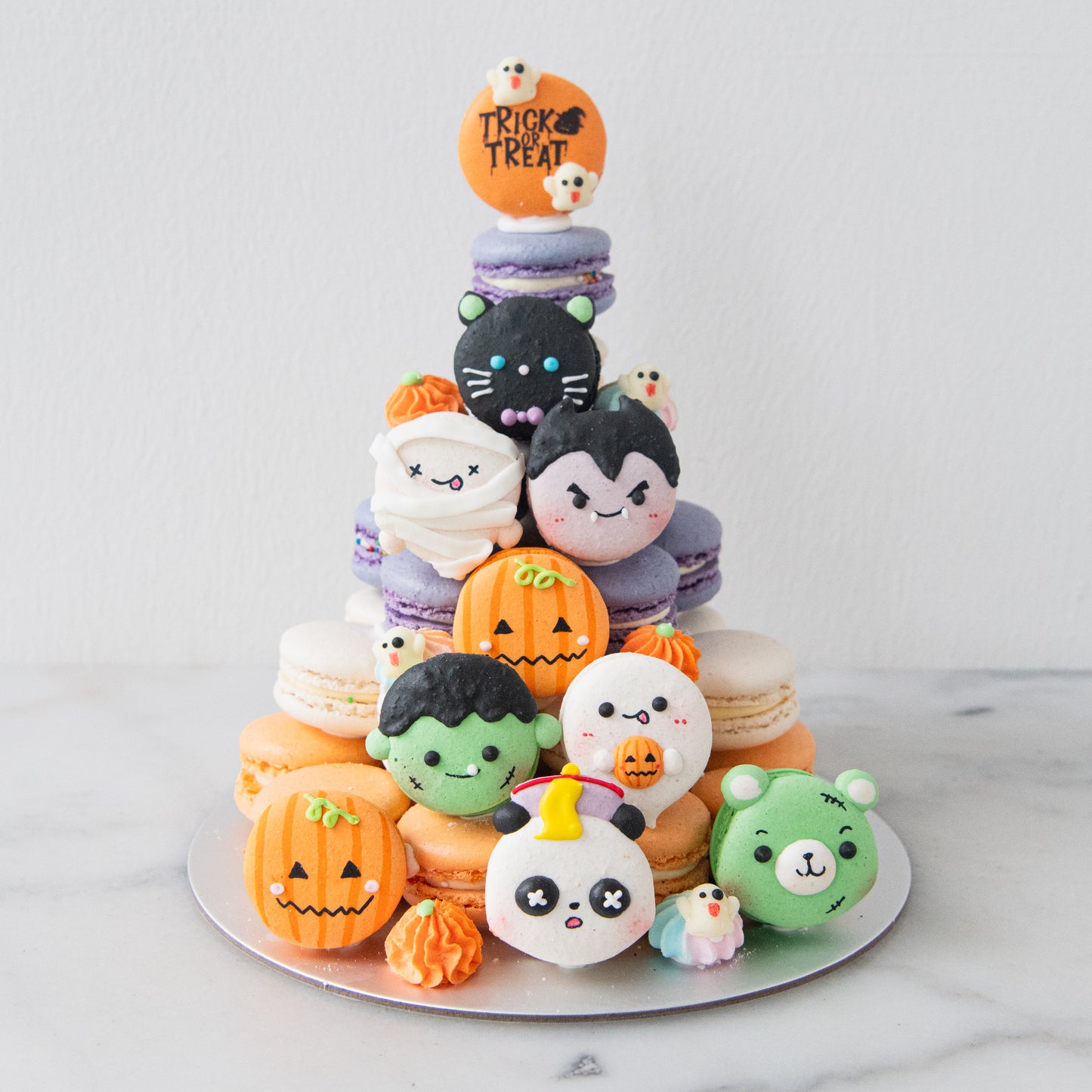 Happy Halloween | The monstrous gang Macaron Tower | $158 Nett