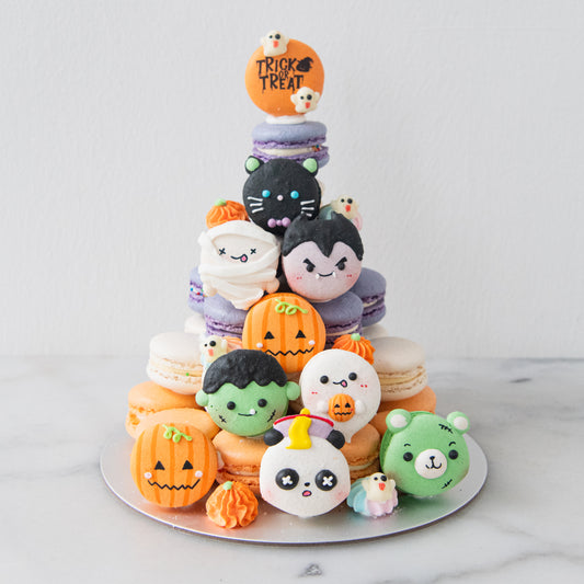 Happy Halloween | The monstrous gang Macaron Tower | $158 Nett