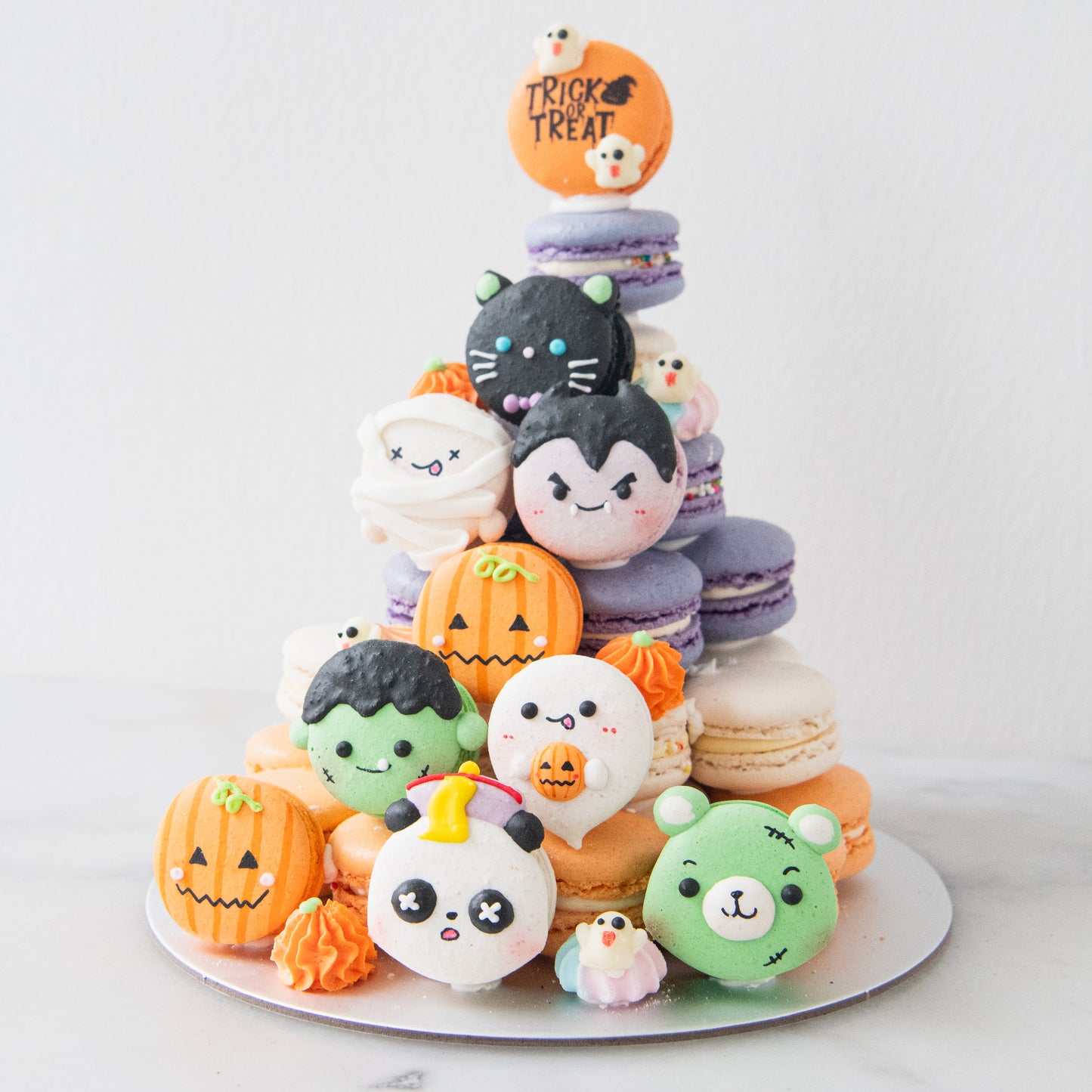 Happy Halloween | The monstrous gang Macaron Tower | $158 Nett