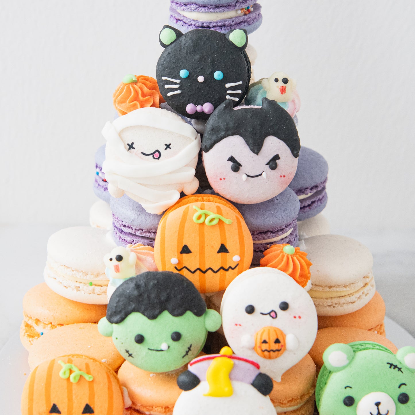 Happy Halloween | The monstrous gang Macaron Tower | $158 Nett