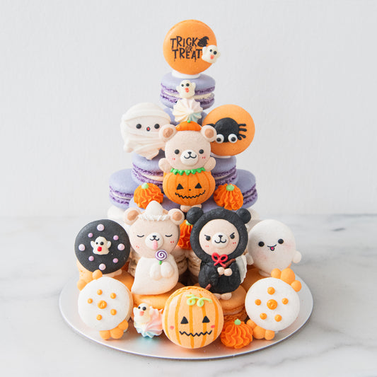 Happy Halloween |  The Boo Bears Macaron Tower | $168 Nett