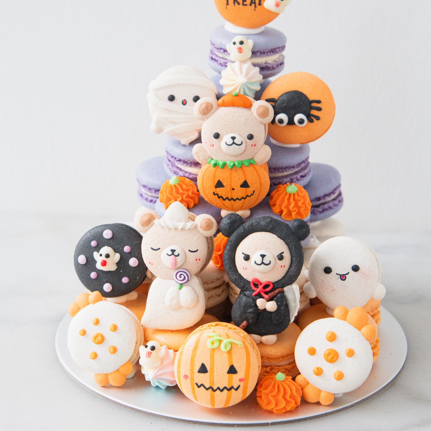 Happy Halloween |  The Boo Bears Macaron Tower | $168 Nett