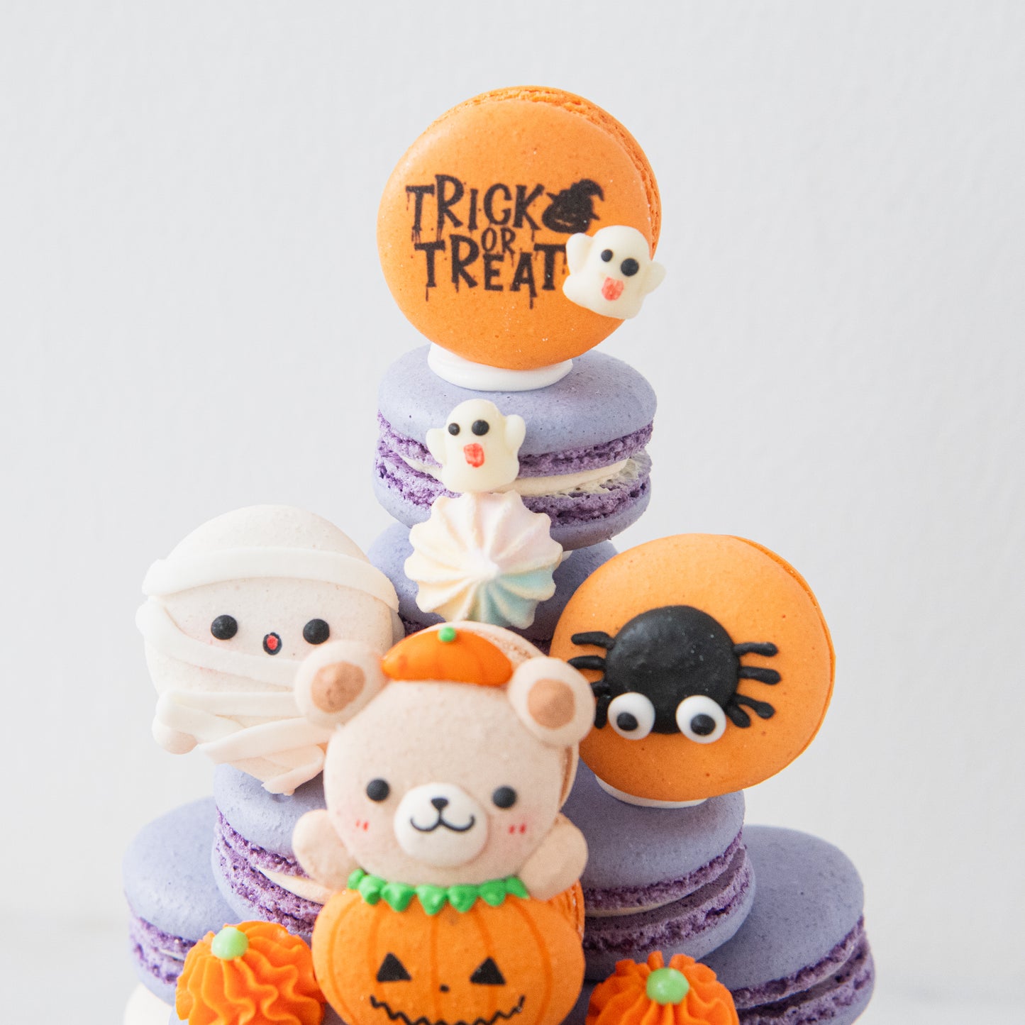 Happy Halloween |  The Boo Bears Macaron Tower | $168 Nett