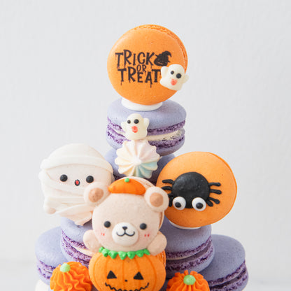 Happy Halloween |  The Boo Bears Macaron Tower | $168 Nett