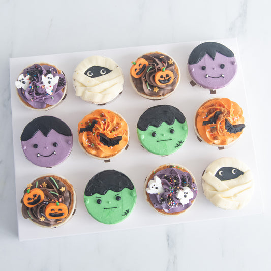 Happy Halloween | 12pcs Terrifyingly Cute Cupcake Set | $65.80 Nett