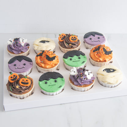 Happy Halloween | 12pcs Terrifyingly Cute Cupcake Set | $65.80 Nett