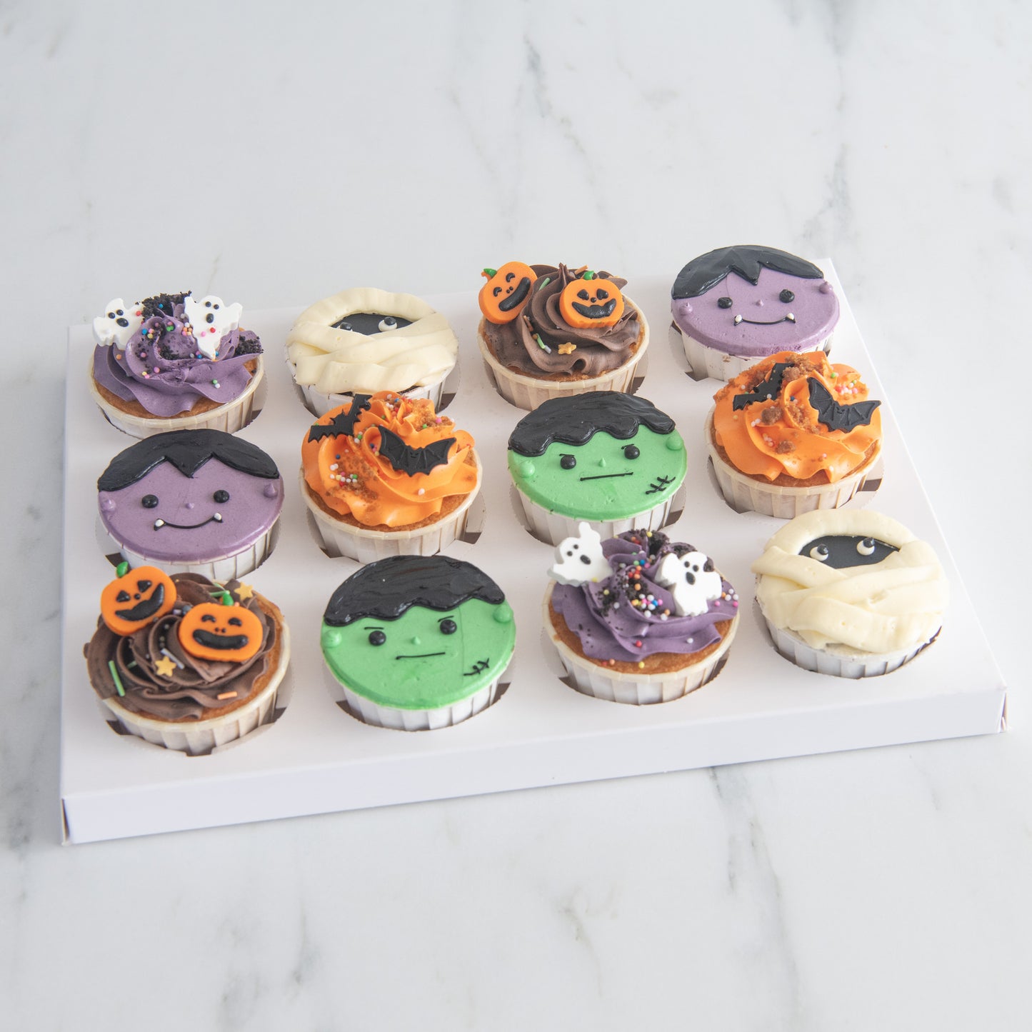 Happy Halloween | 12pcs Terrifyingly Cute Cupcake Set | $65.80 Nett