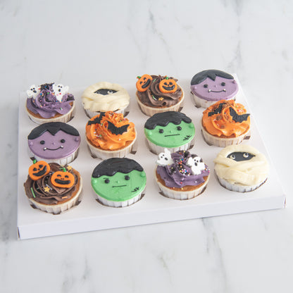 Happy Halloween | 12pcs Terrifyingly Cute Cupcake Set | $65.80 Nett