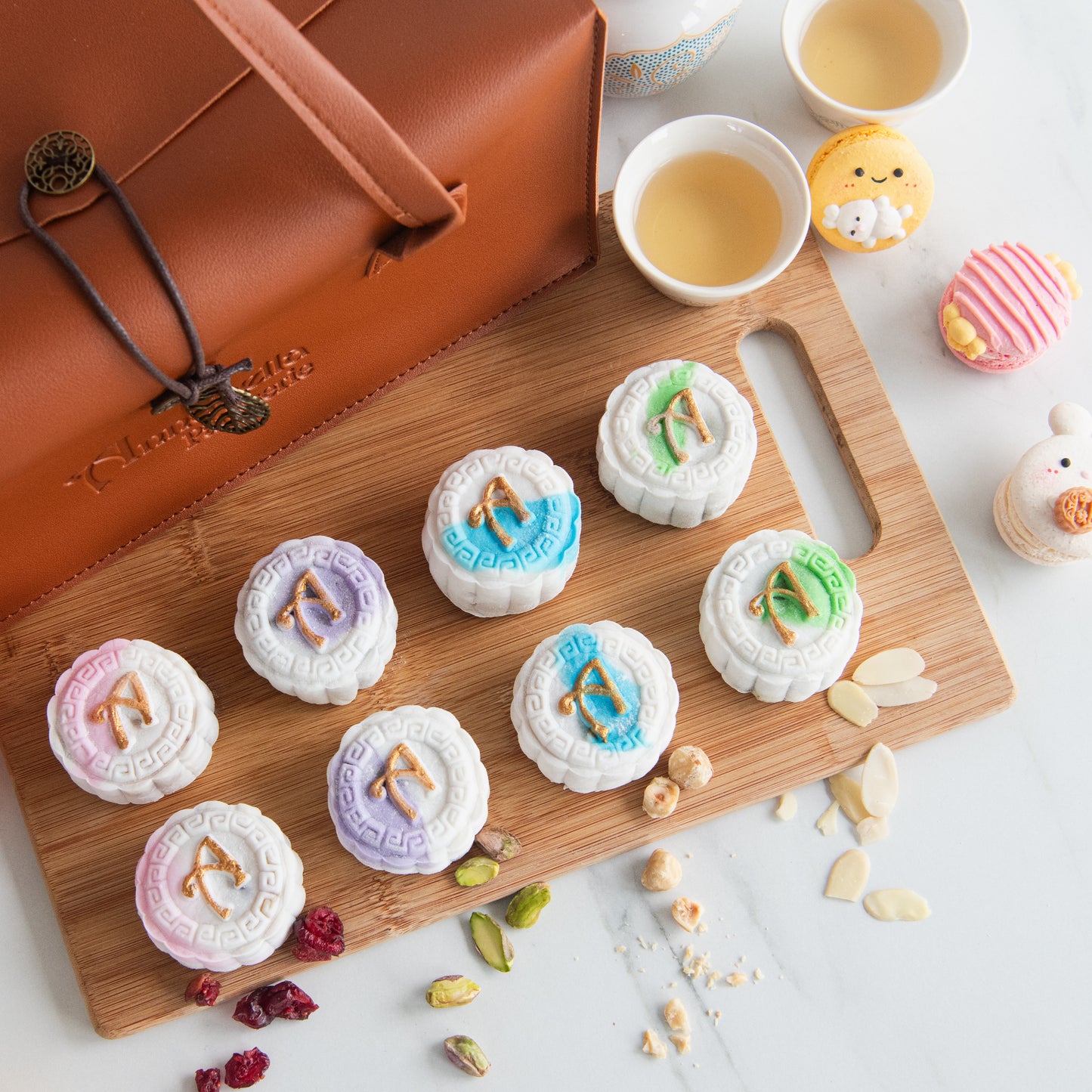 Happy Mid Autumn | Limited Edition Snowskin Truffle Mooncakes 8 pcs set ($88 each) | $108 (u.p.)