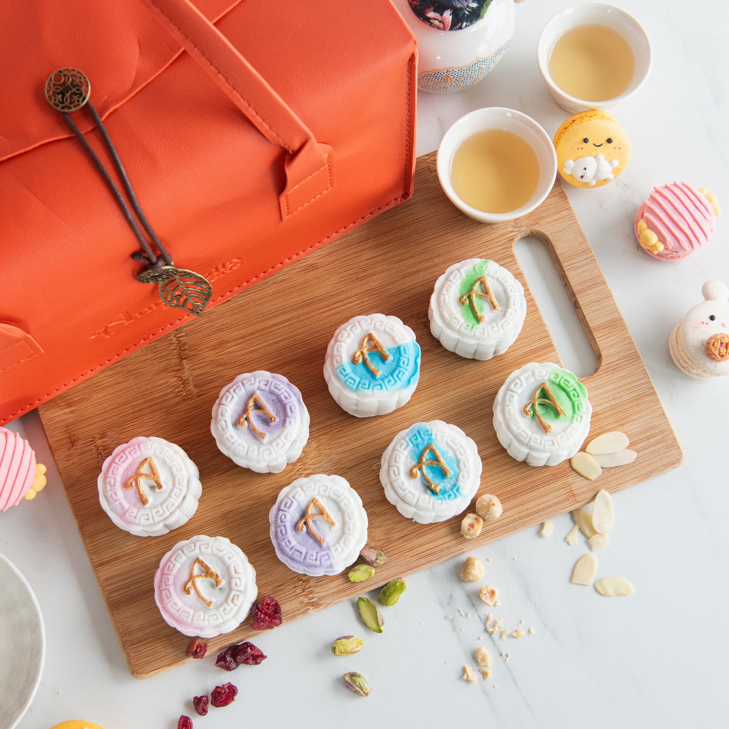 Happy Mid Autumn | Limited Edition Snowskin Truffle Mooncakes 8 pcs set ($88 each) | $108 (u.p.)