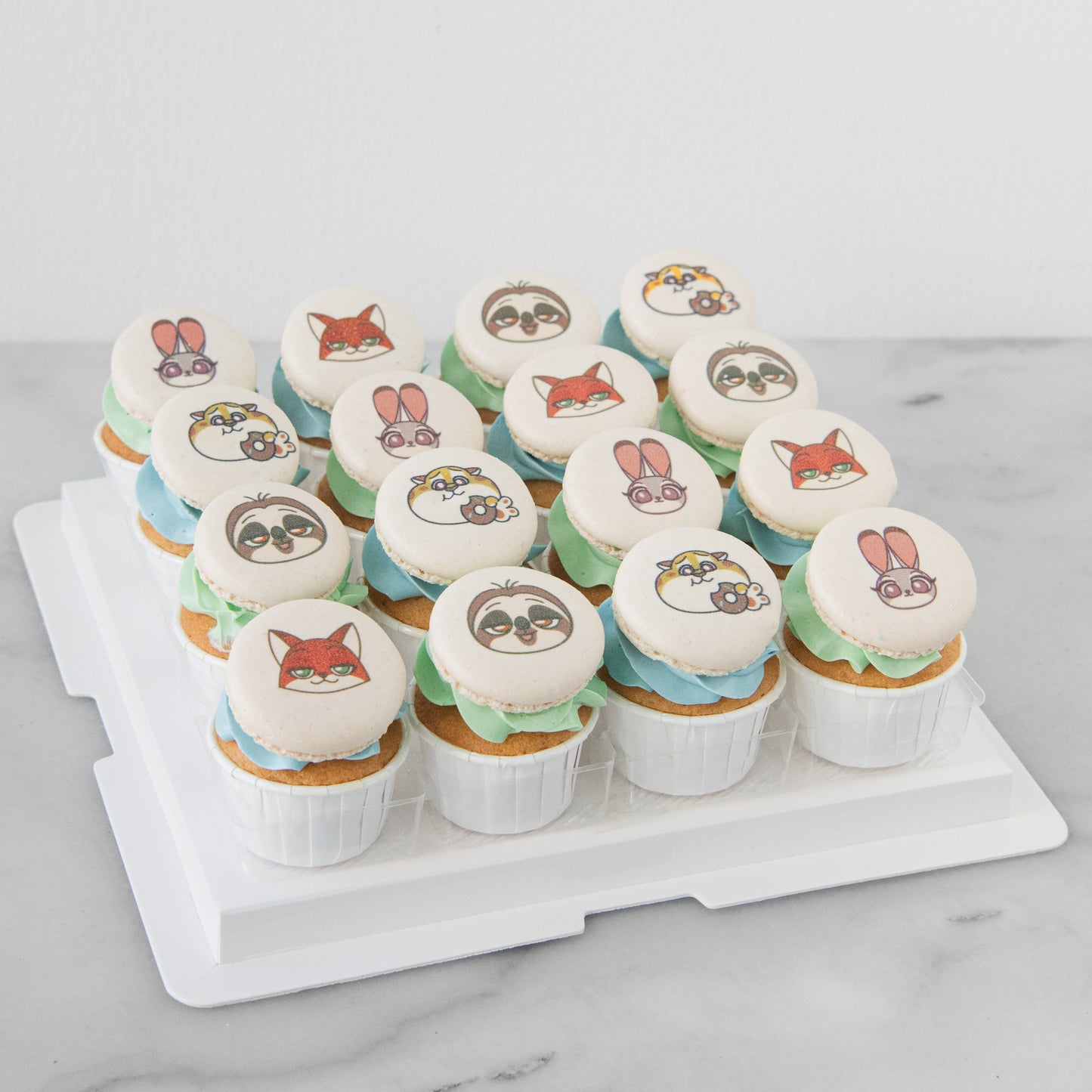 Disney Zootopia 16pcs Macaron Cupcake | $68.80 Nett
