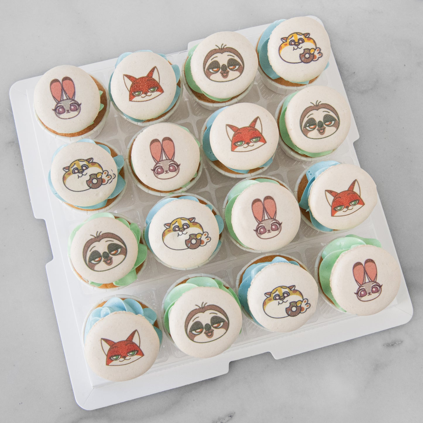 Disney Zootopia 16pcs Macaron Cupcake | $68.80 Nett