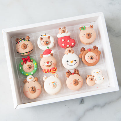 Ho Ho Ho! Merry Christmas | 12in1 Capybara Wonderland Macaron | $65.80 Nett
