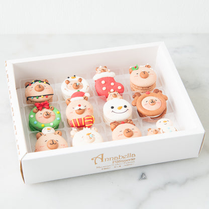 Ho Ho Ho! Merry Christmas | 12in1 Capybara Wonderland Macaron | $65.80 Nett