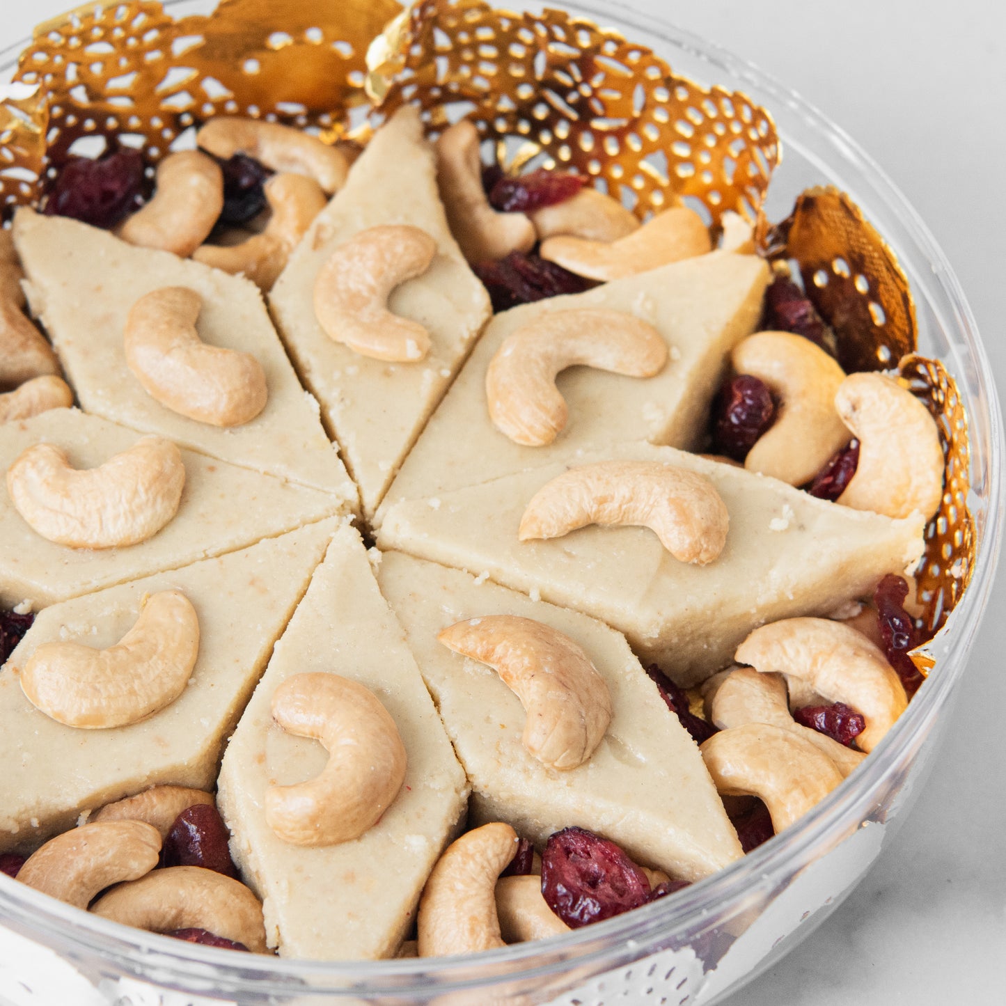 Eggless* | Happy Deepavali | 8pcs Good Fortune Eggless kaju katli | $18.80 Nett