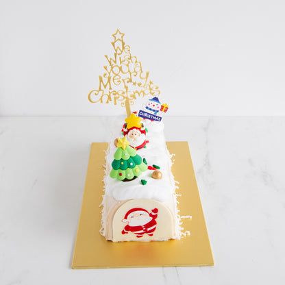 Ho ho ho! Merry Christmas | Snow Much Fun Salted Caramel Hazelnut Log Cake 1kg | $68.80 Nett