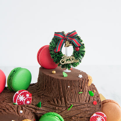 Ho ho ho! Merry Christmas | Santa's Woody Delight Log Cake 1kg | $68.80 Nett