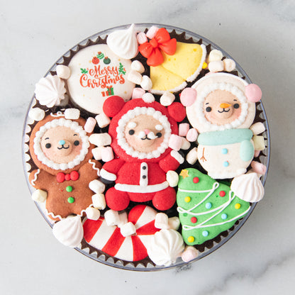 Ho Ho Ho! Merry Christmas | Santa Bears & Friends 7pc Treasure Set | $45.80 Nett