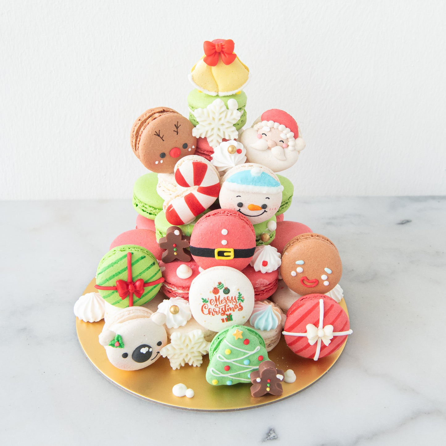 Ho ho ho! Merry Christmas | Magical Christmas Macaron Tower | $158 Nett
