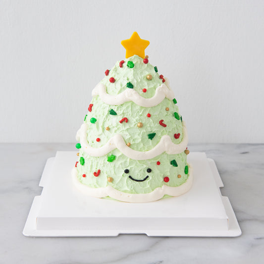 Ho ho ho! Merry Christmas | Christmas Tree 5inch Cake | $198 Nett