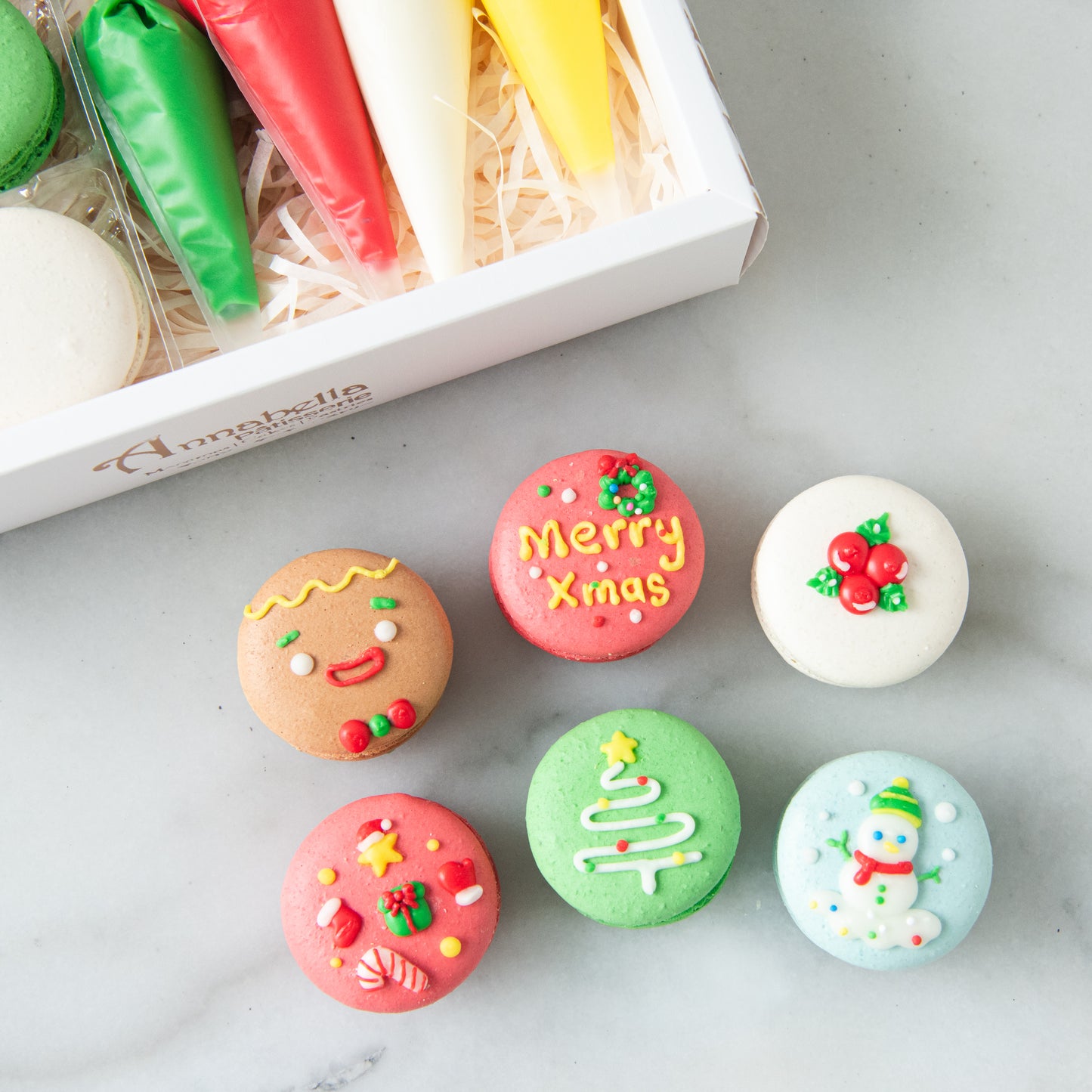 Ho ho ho! Merry Christmas | Christmas DIY Macaron Set | $21.80 Nett