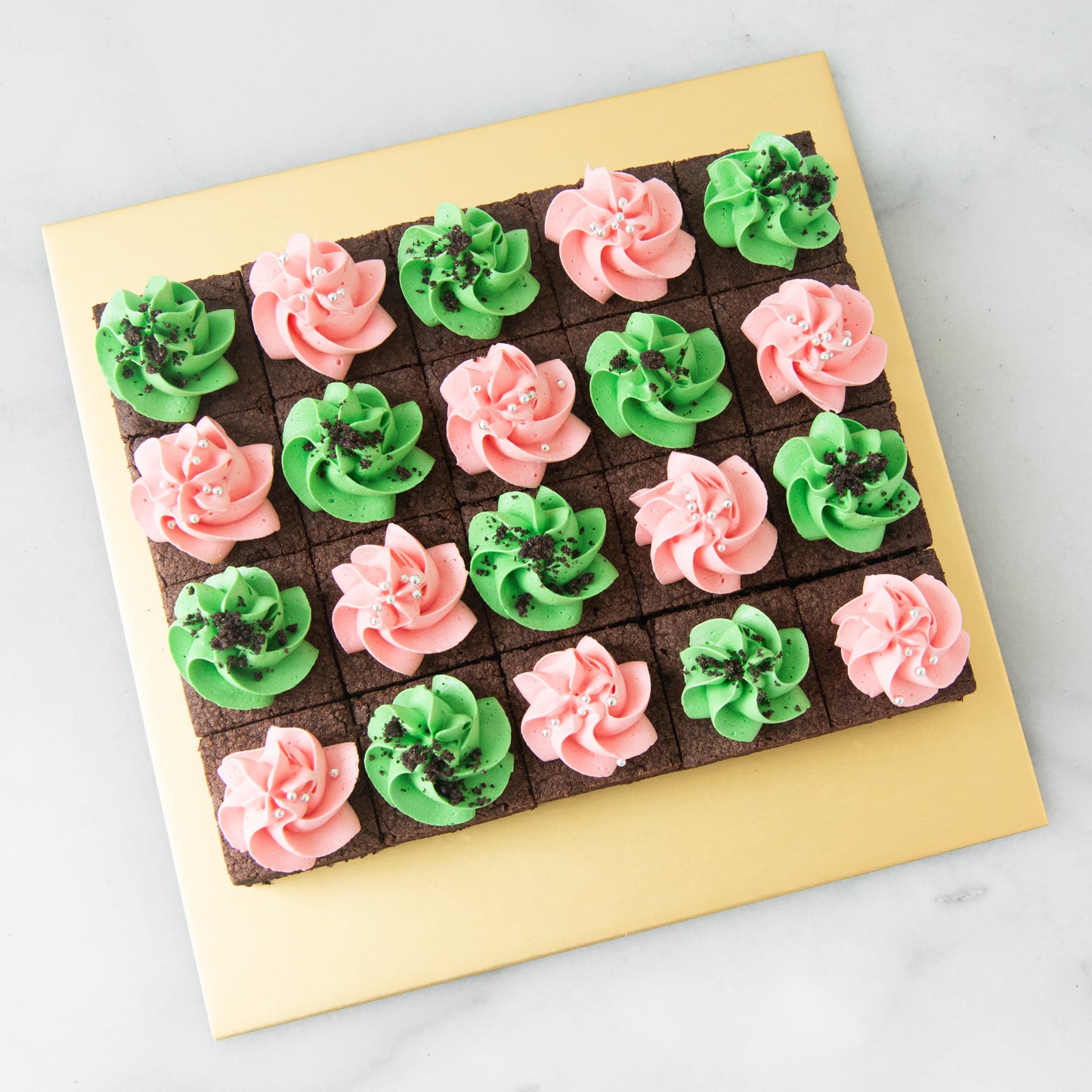 *New*20pcs Pink & Green Brownie Set | $51.80 Nett