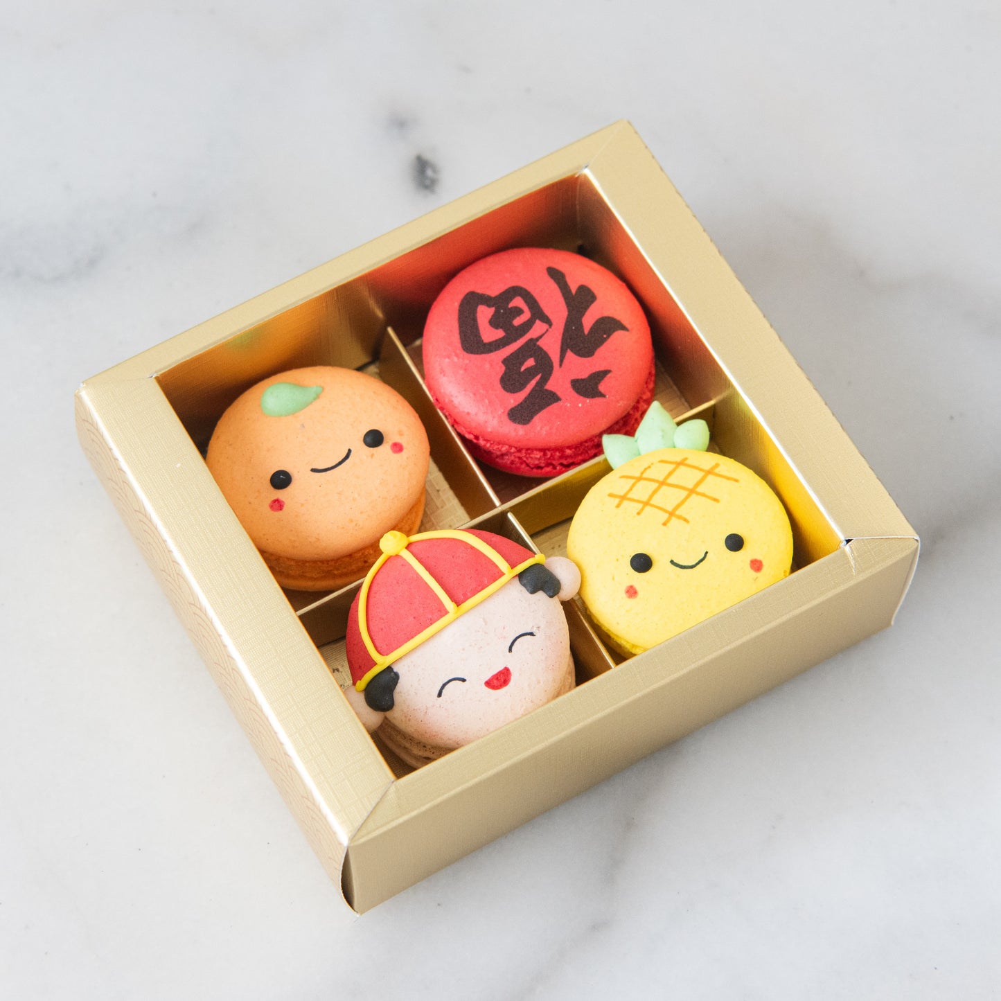 Happy New Year! | 4in1 Lucky Boy Macarons | $15.80 Nett