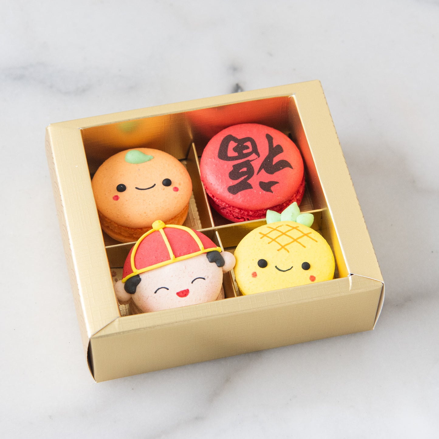Happy New Year! | 4in1 Lucky Boy Macarons | $15.80 Nett
