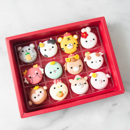 Happy New Year! | 12in1 Zodiac's Macaron in Gift Box | $61.80 Nett