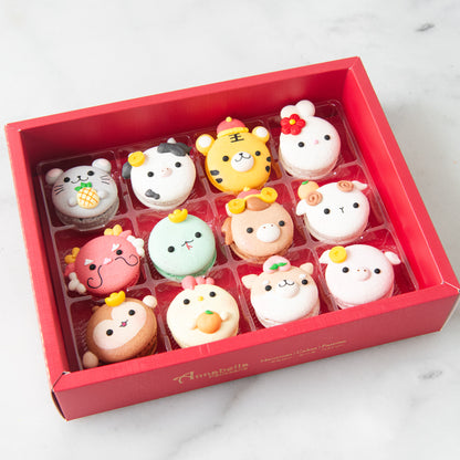 Happy New Year! | 12in1 Zodiac's Macaron in Gift Box | $61.80 Nett