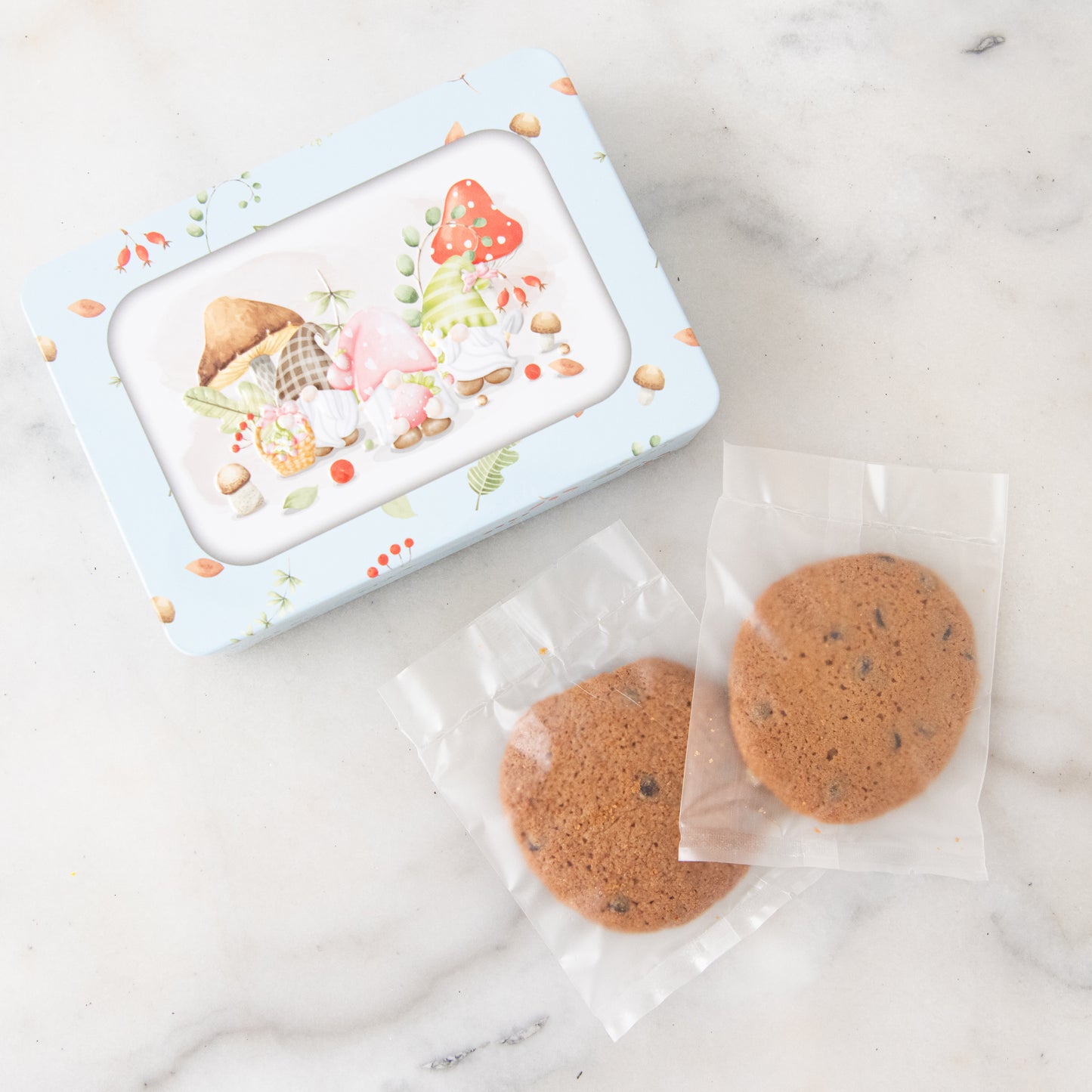 Ho Ho Ho! Merry Christmas | Chocolate Chip Cookies 1pc x 6 packs (Individual Packed) In Tin Box | Halal Certified | Limited Qty 1st 100 Order | $9.90 Nett