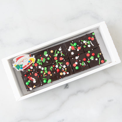 Ho Ho Ho! Merry Christmas | Christmas Theme 10in1 Brownie In Gift Box | $12.80 Nett