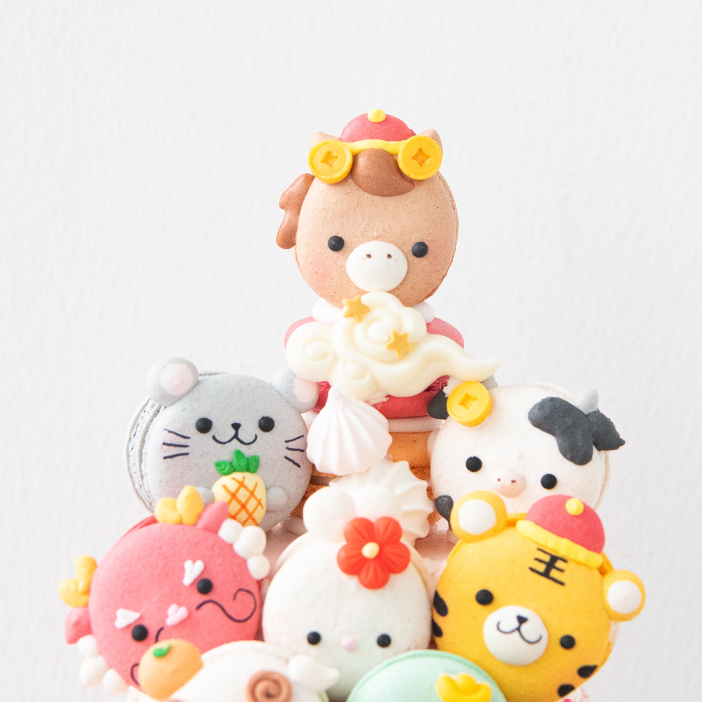 Happy New Year! | Zodiac Macaron Tower In Gift Box | $168 Nett