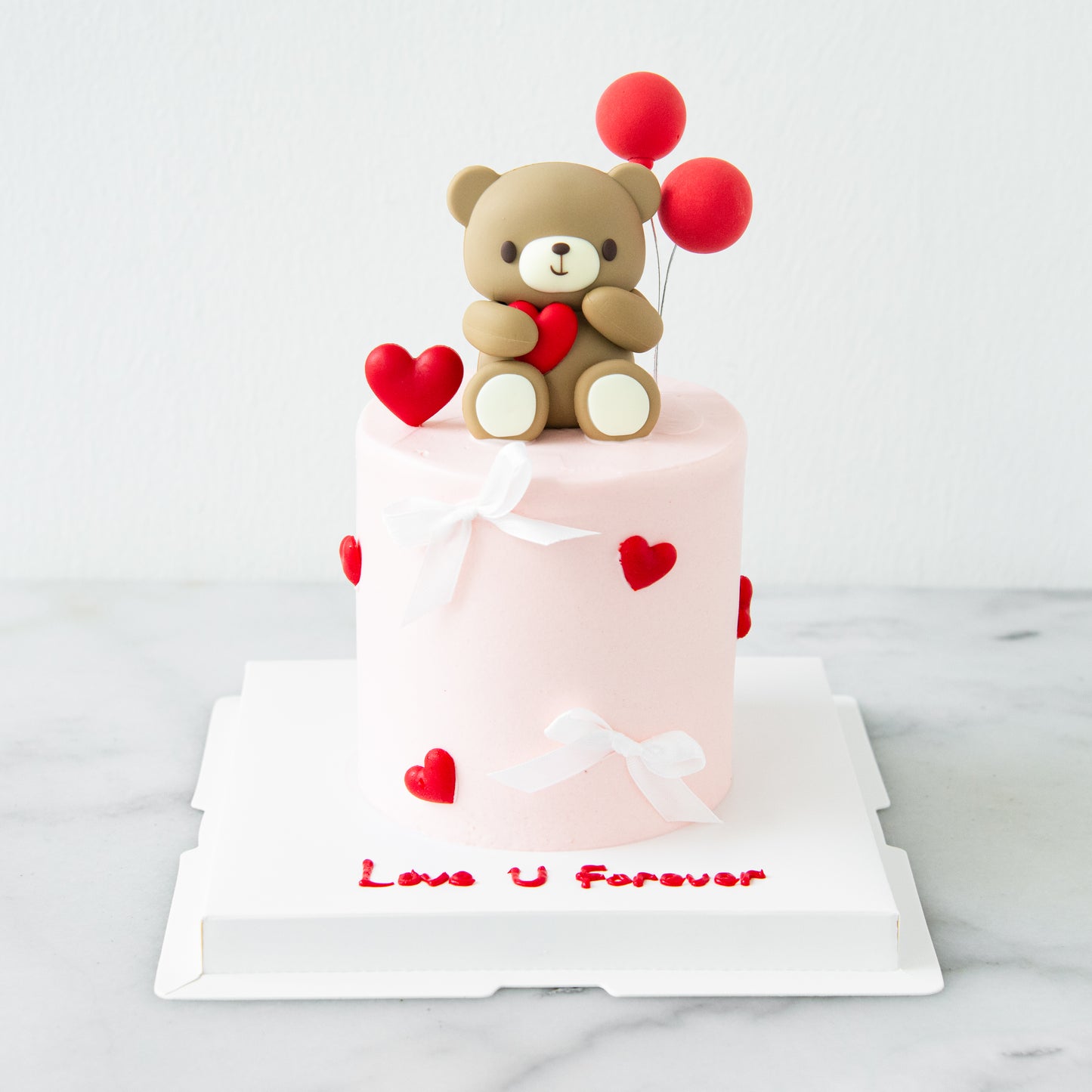 Happy Valentine's Day! | 4inch Endless Romance Bear Cake | $68.80 Nett